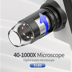 Digital Microscope 1000x Electronic Repair Magnifying Glass