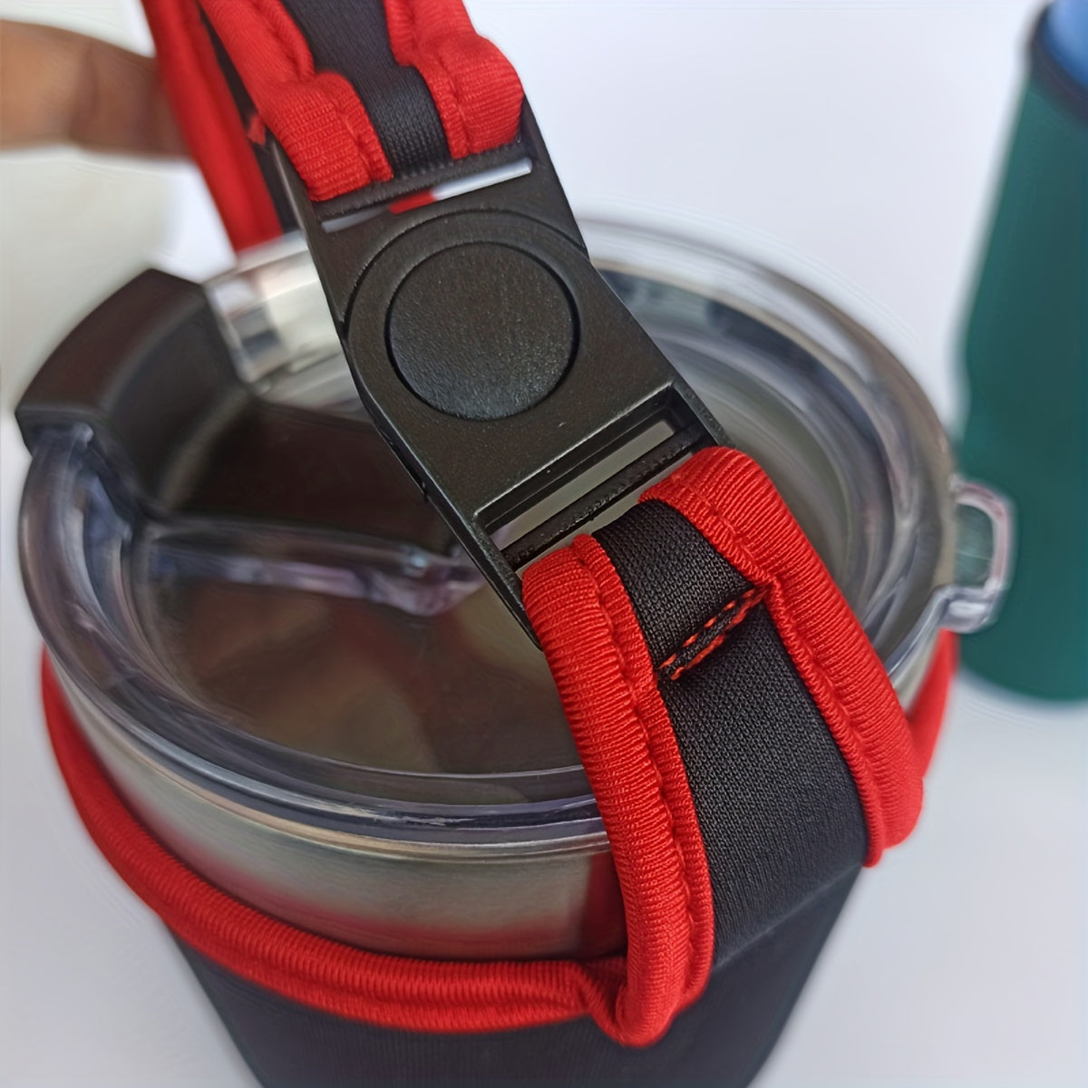 30oz Portable Water Bottle with Holders for Outdoor Travel Stay Hydrated