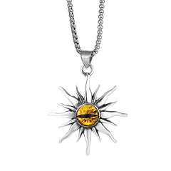 Men's Halloween Ghost Mask Necklace Pendant