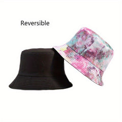 Colorful Tie Dye Bucket Hat Hip Hop Unisex Sun Hats