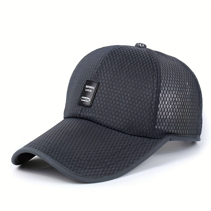 Summer Baseball Cap Breathable Sunshade Hat Gauze Cap
