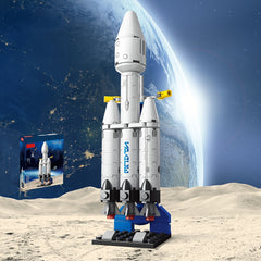 Heavy Space Rocket Building Blocks Model Toy