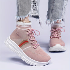 Women's Winter Running Shoes Plush Inner Thermal Outdoor Sneakers
