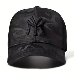 Embroidery Hip Hop Trucker Hat Mesh Baseball Cap Camo Sunshade Dad Hat