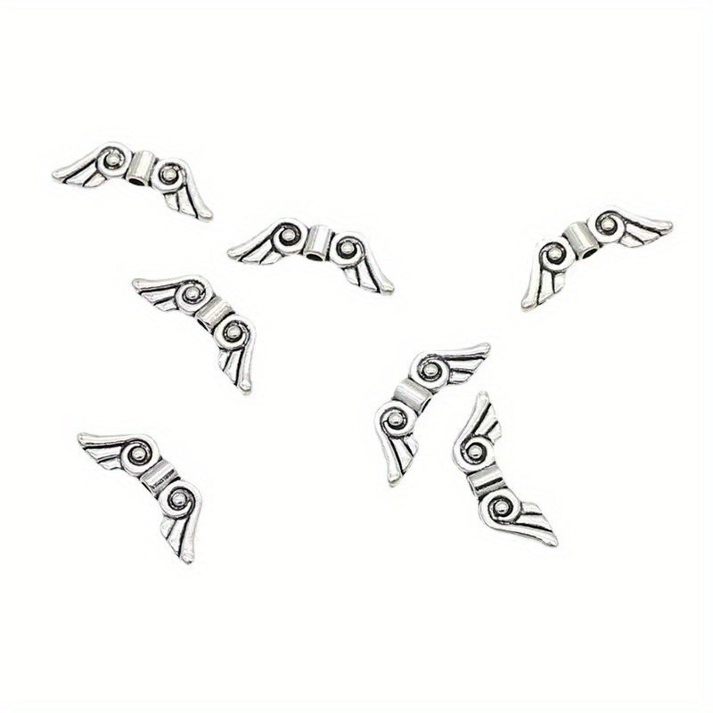10pcs Butterfly Flower Owl Alloy Spacer Beads For DIY Jewelry Making