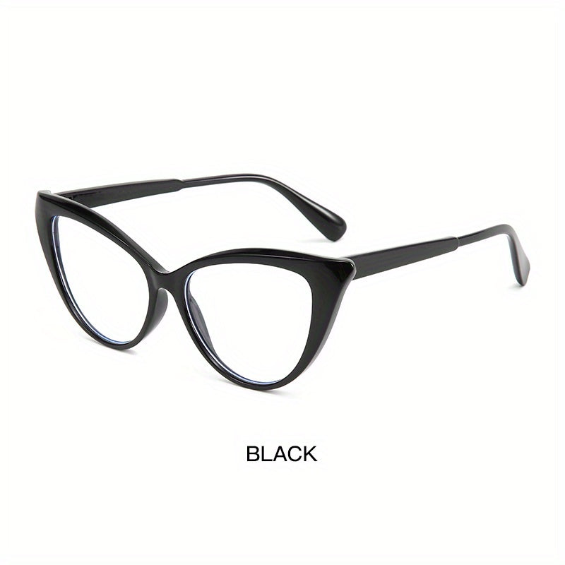 Cat Eye Anti Light Glasses For Women Men Clear Lens Glasses