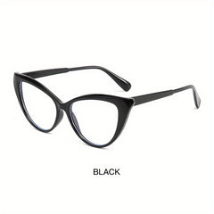 Cat Eye Anti Light Glasses For Women Men Clear Lens Glasses
