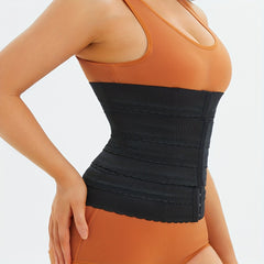 Front Buckle Waist Trainer Tummy Wrap Slim Girdle Belt Cincher