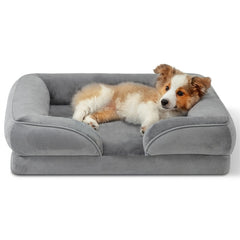 Medium Dog Orthopedic Bed Removable Washable Cover Waterproof Lining