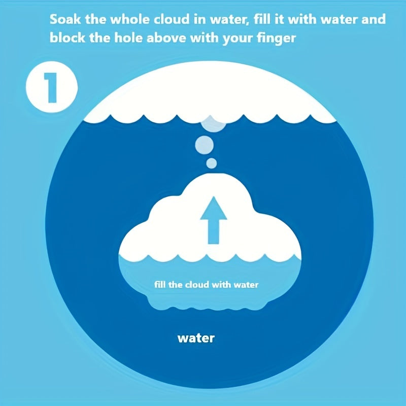 Children's Sprinkler Toy: Small Cloud Can Rain, Baby Bath Toy
