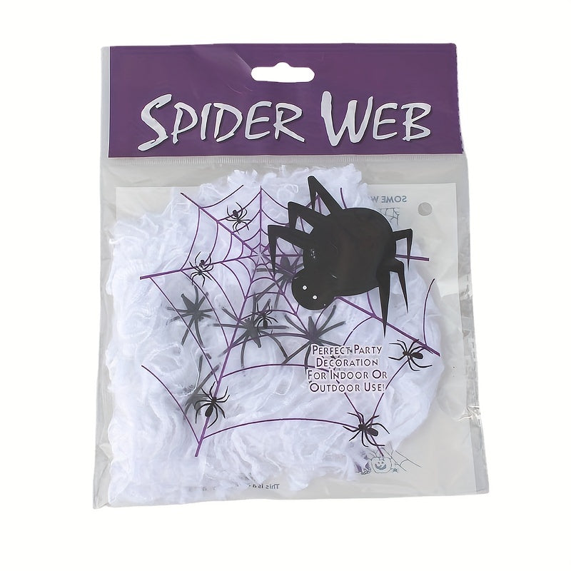 Halloween Spider Web Cotton Decorative Props