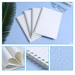 80 Sheets Matte PP Cover Coil Notebook B5 A5 A6 Thickened for Diary Schedule