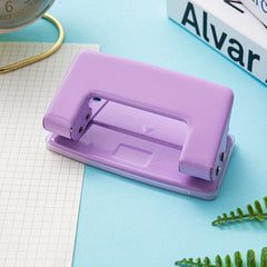 Double Hole Punch Machine with 6mm Circular Office Binding Puncher