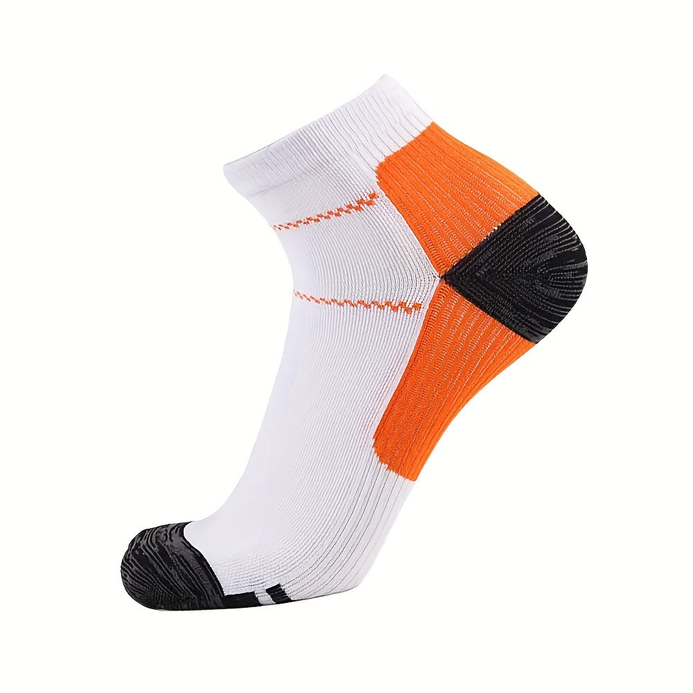Athletic Compression Ankle Socks Improve Blood Circulation Running 15 20mmHg