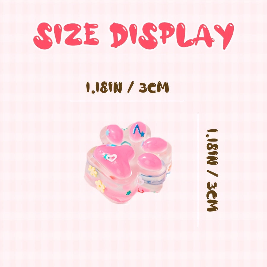 Cat Paw Squishy 12 24 36pcs Soft Mini Cat Paw Squishy Toys
