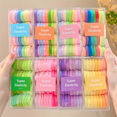 32pcs Colorful Girl's Hair Ring for Ponytail Hair Accessories