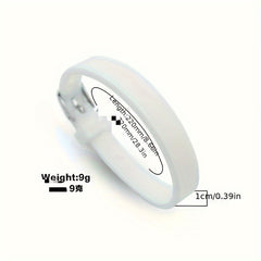 Adjustable Waterproof Sports Bracelet Rubber Band