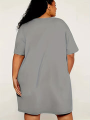  Cartoon Rabbit Print Nightdress