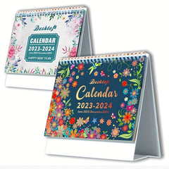20x20 Years Fresh Fancy Style English Desk Calendar with National Holiday Markin