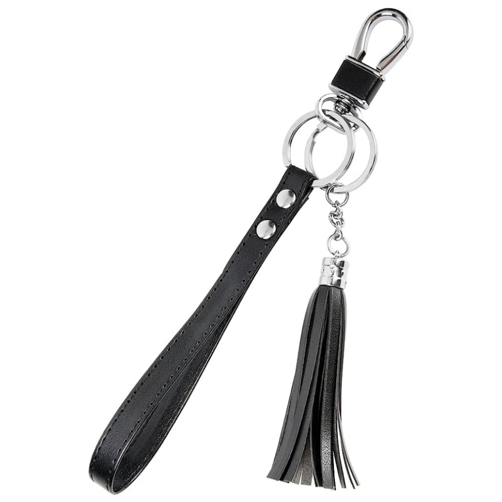 PU Leather Keychain Phone Lanyard Wristlet Strap Cord with Tassel
