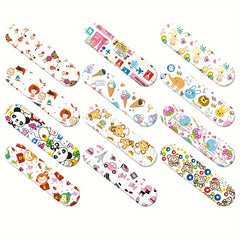 120PCS Transparent PE Cartoon Bandages Stickers