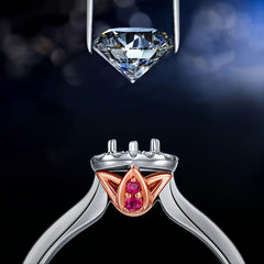 Round Cut Moissanite Stone Rhinestone Accessory