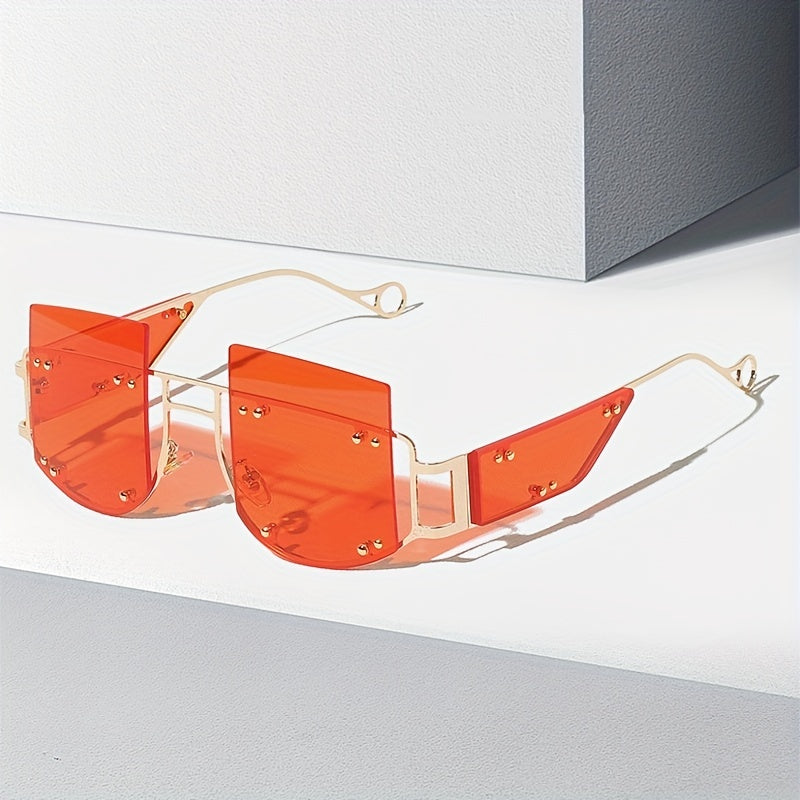 Men's Square Frame Sunglasses UV Protection