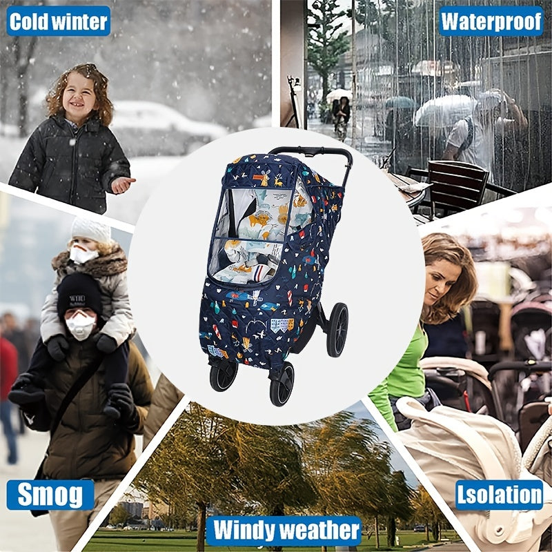 Baby Stroller Rain Cover - Comfortable and Durable Protection