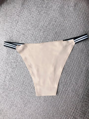 6 Pcs Women's Low Waist Bikini Panties Seamless High Elastic Lingerie