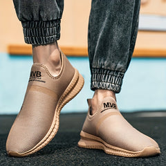 Men's Knit Slip On Casual Shoes Soft Sole Sneakers
