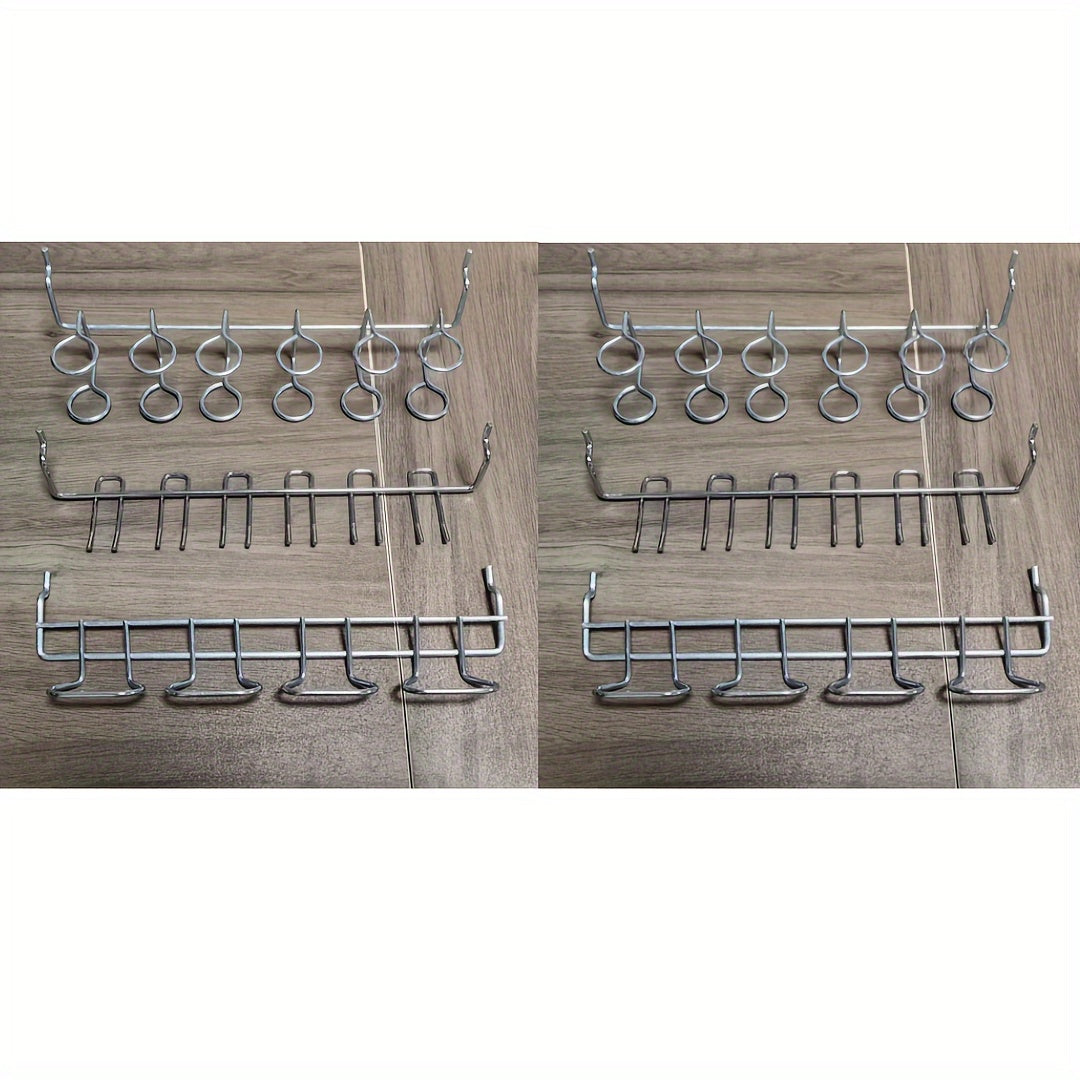 6pcs Screwdriver Storage Rack For Hole Plate, Small and Medium Tool Storage Ra