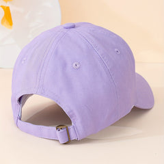 Rainbow Embroidery Casual Baseball Cap Candy Unisex Dad Hats Lightweight