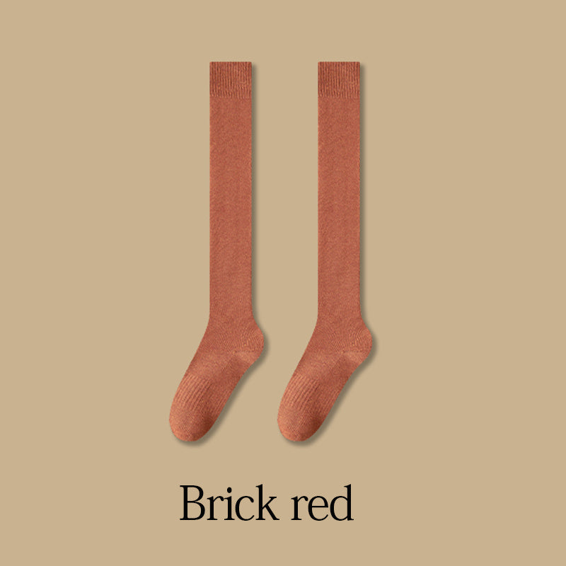 Warm Knit Thigh High Socks for Women