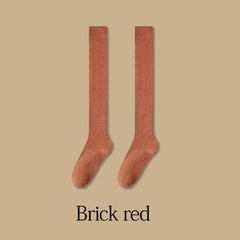 Warm Knit Thigh High Socks for Women