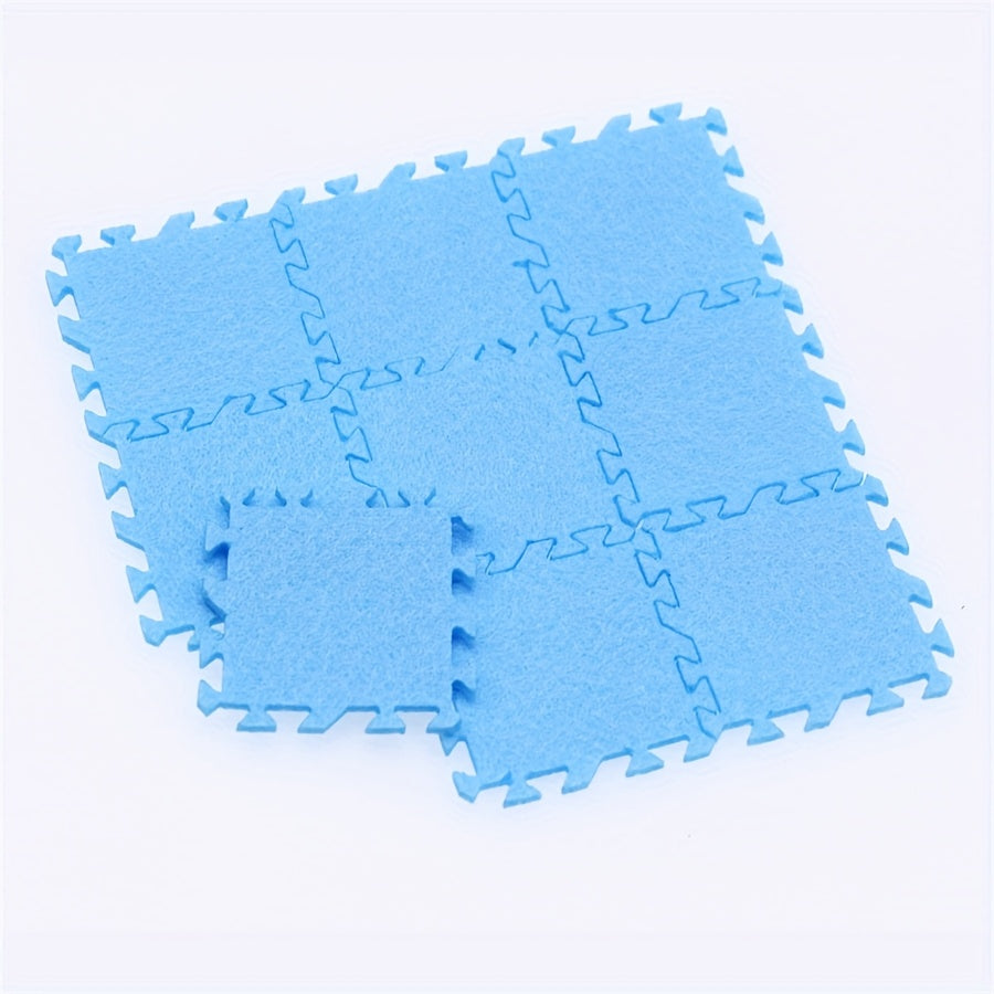 Colorful Dollhouse Puzzle Mat Set DIY Scene Decor Ideal Gift