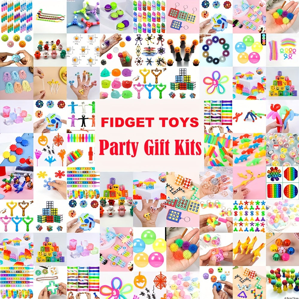 Pop Fidget Toy Birthday Gift Kit 10-50pcs Fun Creative Toys Party Bag Prizes
