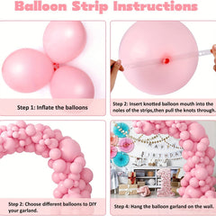 Pink Balloons Garland Kit for Baby Shower Wedding