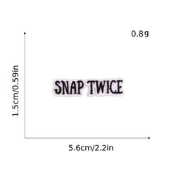 9pcs Thriller Iron On Patches For Men Sew On Embroidered Applique Repair Patch