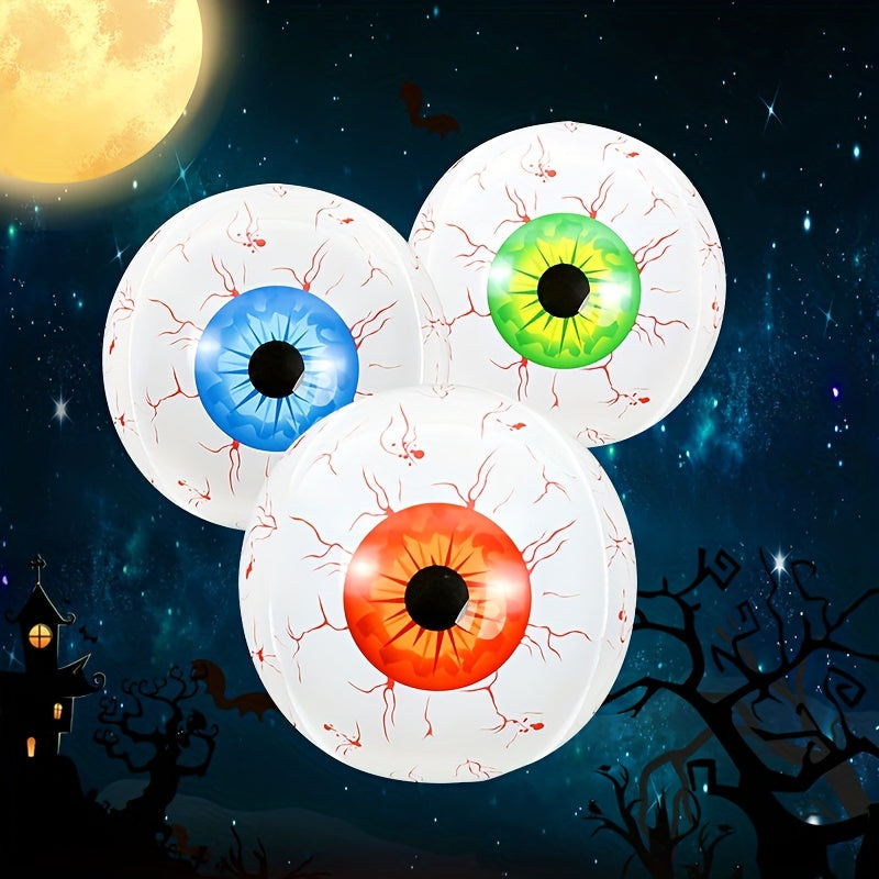 Halloween 4D Eyeball Pumpkin Balloons Inflatable Party Decor