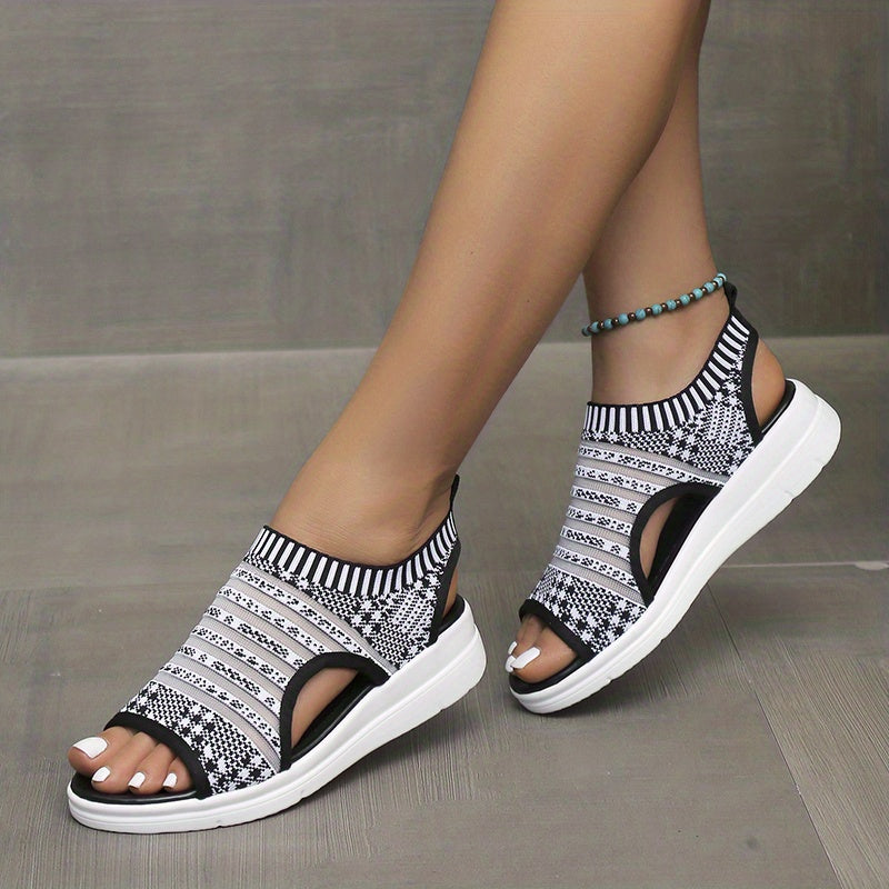 Women's Open Toe Wedge Sandals for Summer
