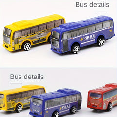 Simulation Bus Car Toy Big Bus Model Christmas Halloween Thanksgiving Gift