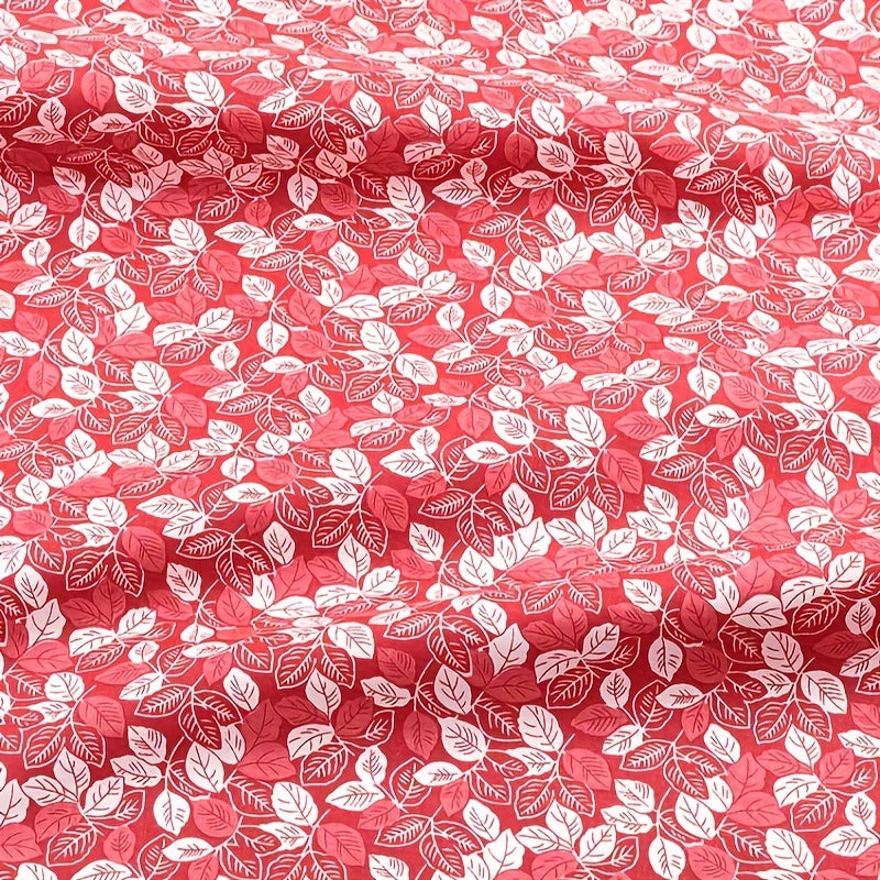 7pcs Red Series 2 Printed Fabric Patchwork Cloth Doll DIY Sewing Quil
