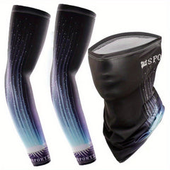 2pcs Unisex UV Protection Cooling Arm & Neck Covers