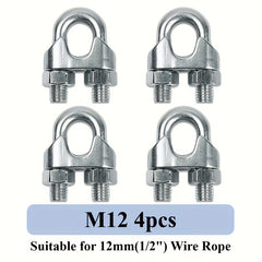 Stainless Steel Wire Rope Cable Clamp Pliers 4 Sizes