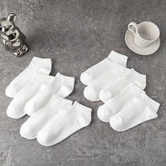 10 Pairs Lightweight Low Cut Ankle Socks Women's Stockings