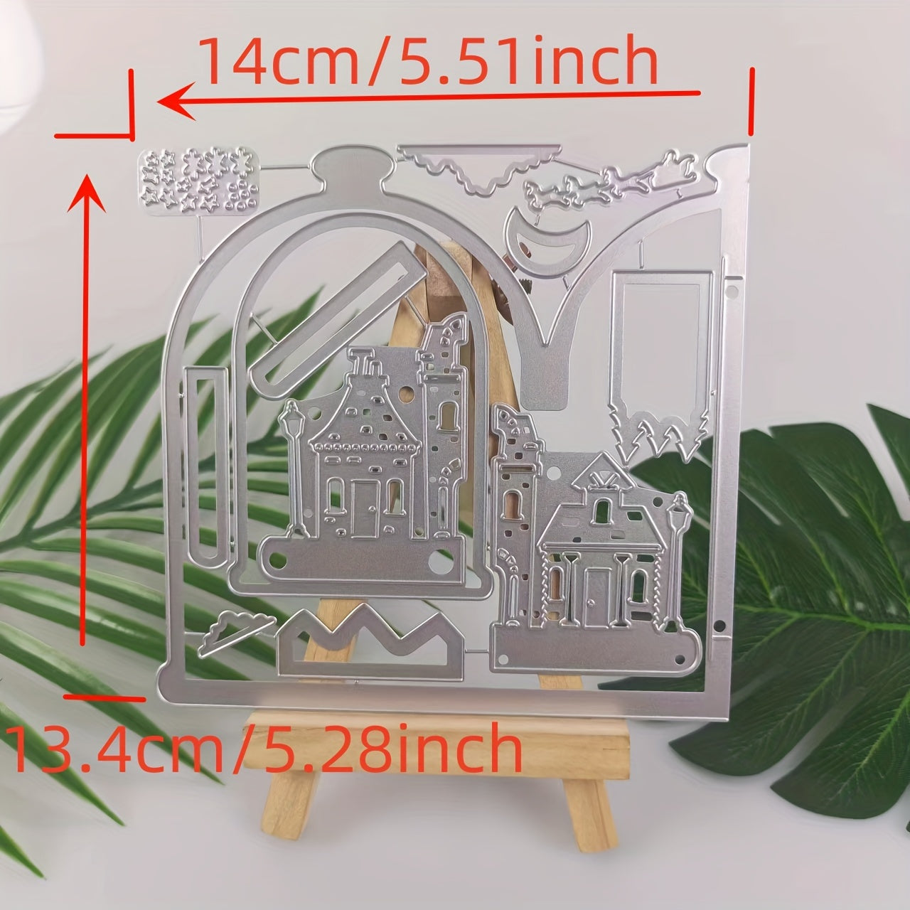 1pc Christmas House Metal Cutting Die DIY Card Scrapbook Decoration