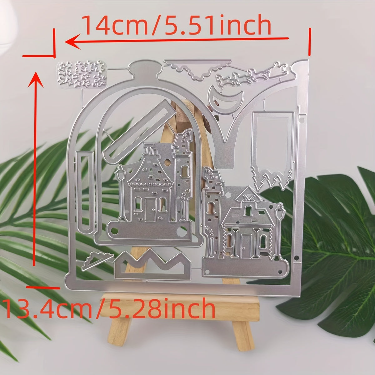 1pc Christmas House Metal Cutting Die DIY Card Scrapbook Decoration