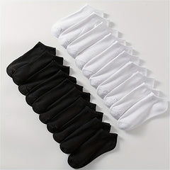 20 Pairs Soft Low Cut Ankle Socks Women's Stockings