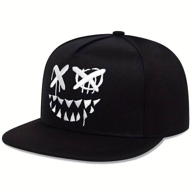 Ghost Face Embroidery Baseball Cap Cartoon Snapback Hat
