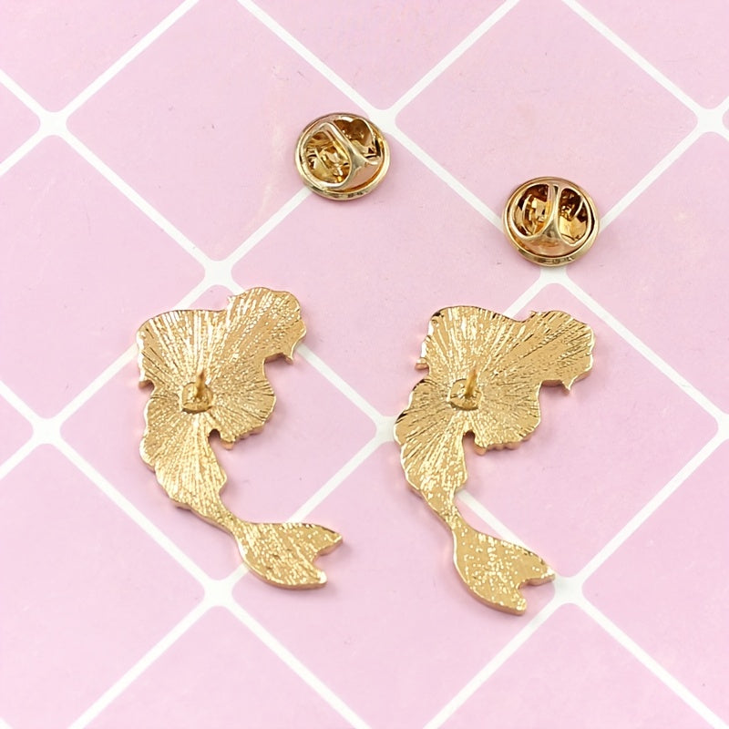 Pink Carp Brooch